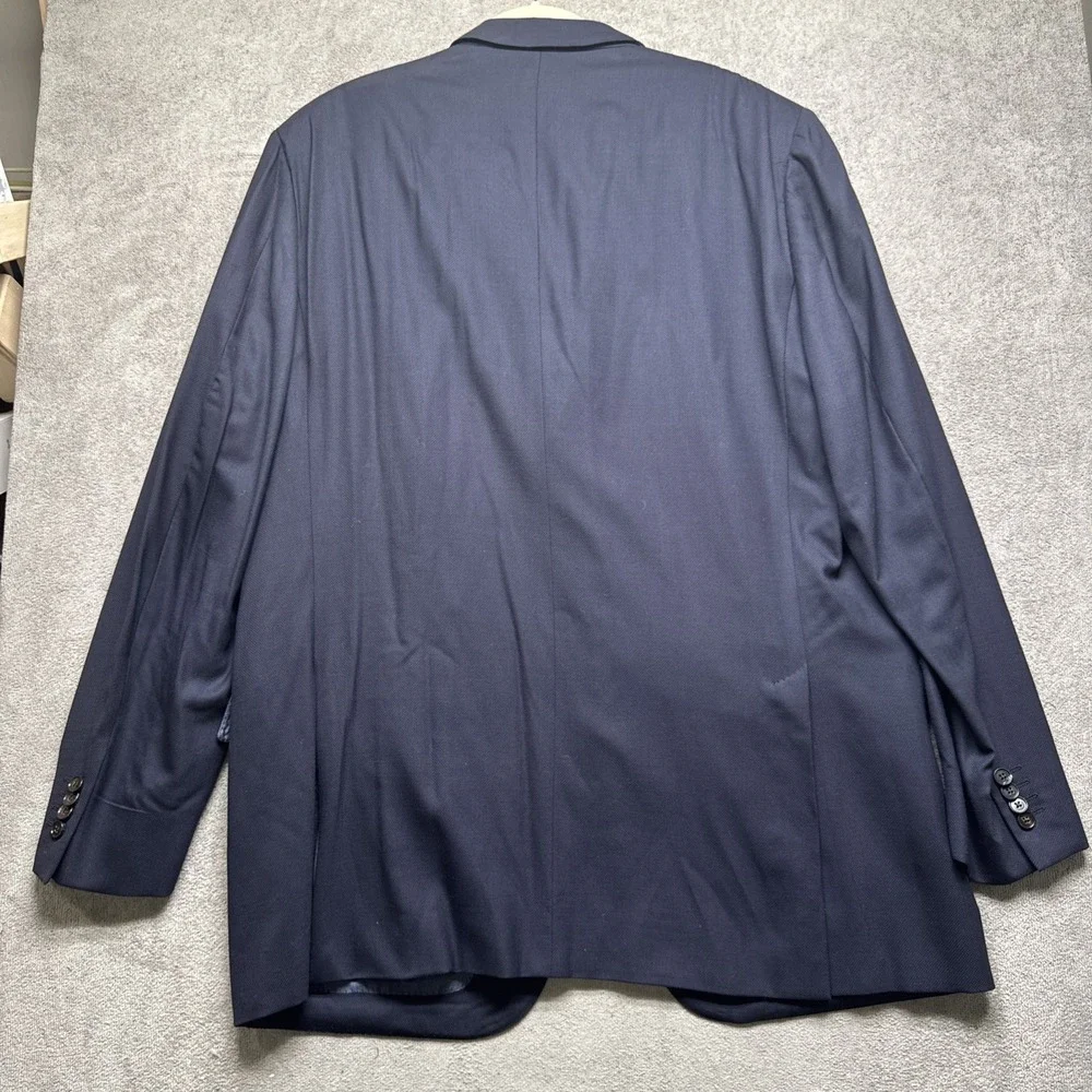 Ermenegildo Zegna High‎ Performance Cool Effect Navy Wool Blazer Men's 58L